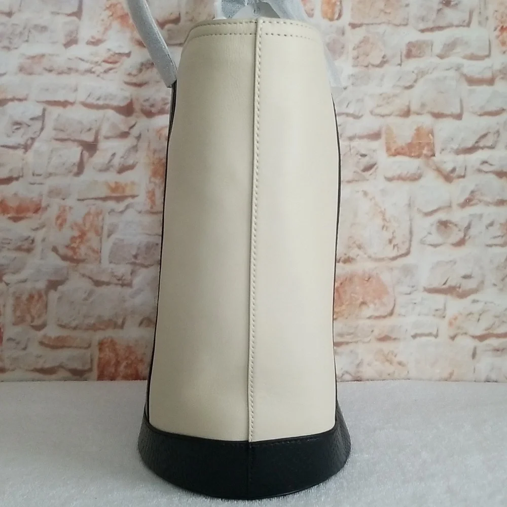 New STAUD Allora Leather Tote Bag - Picture 4 of 13